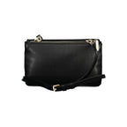 Calvin Klein black polyester women's shoulder bag with sleek design and adjustable strap, ideal for everyday use.