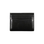 Calvin Klein Nero leather men's wallet with multiple card slots and a sleek, minimalist design.