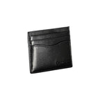Calvin Klein Nero leather men's wallet with multiple card slots and a sleek, minimalist design.