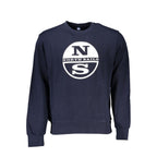 North Sails Blue Cotton Men Sweater