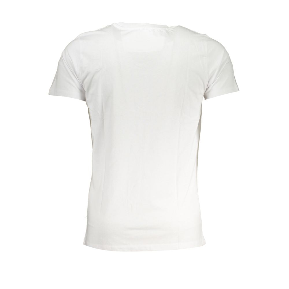 Cavalli Class White Cotton Men's T-Shirt - Eljoys Fashion 