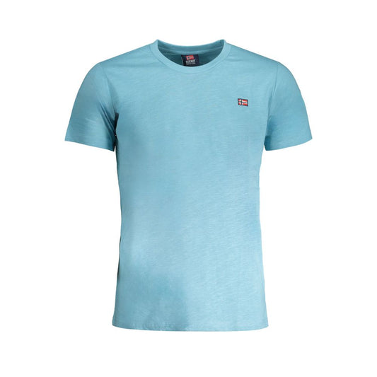 Norway 1963 Light Blue Cotton Men T-Shirt Norway 1963