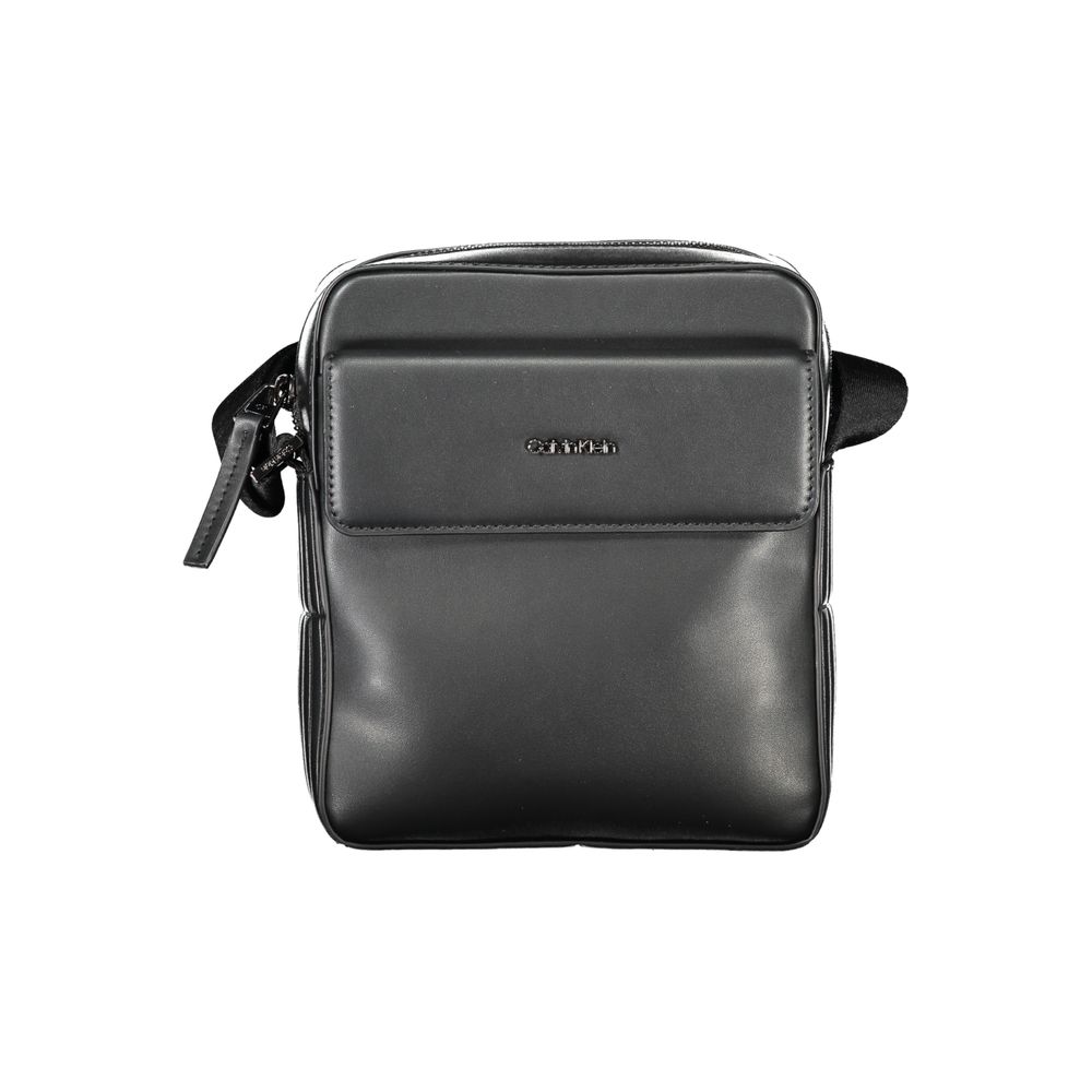Calvin Klein Black Polyester Men Shoulder Bag Calvin Klein