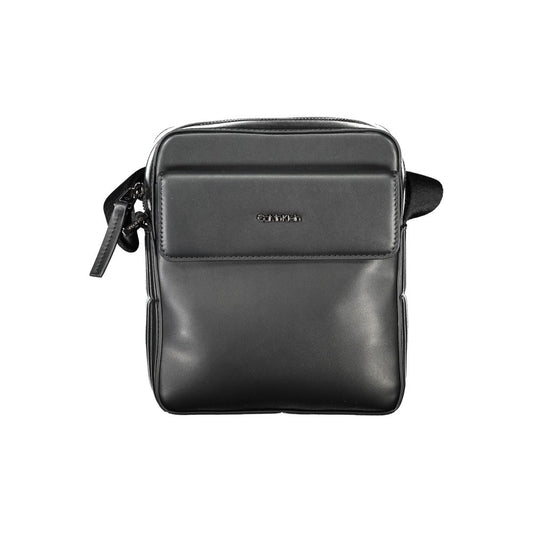 Calvin Klein Black Polyester Men Shoulder Bag Calvin Klein
