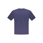 Blue cotton men's T-shirt by North Sails, featuring a classic fit and minimal branding, displayed on a plain background.