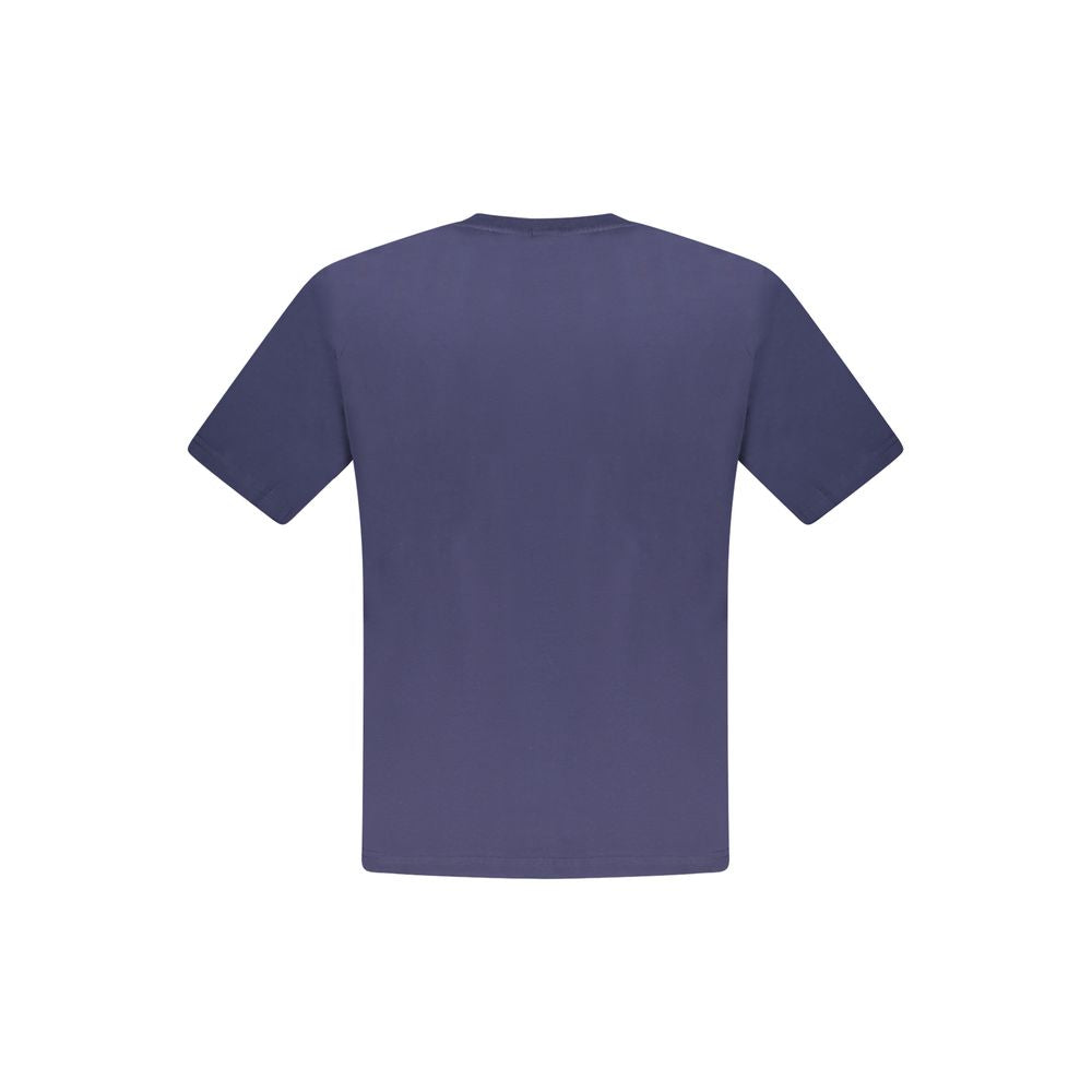 Blue cotton men's T-shirt by North Sails, featuring a classic fit and minimal branding, displayed on a plain background.