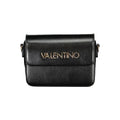 Mario Valentino Nero polyurethane women’s bag with sleek design and top handle, featuring a modern, stylish look.