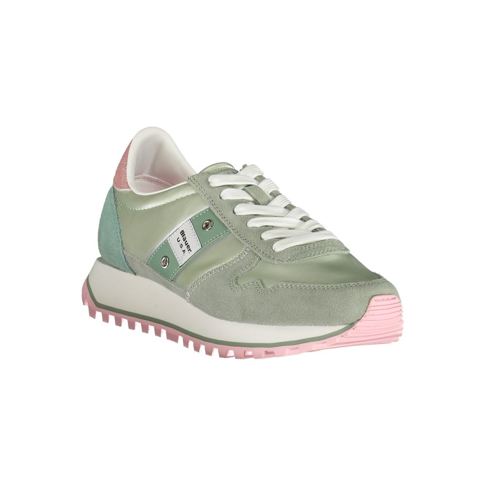 Blauer Green Polyester Women Sneaker Blauer