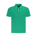 Pepe Jeans Verde cotton men's polo shirt with a classic collar and short sleeves, displayed on a plain background.