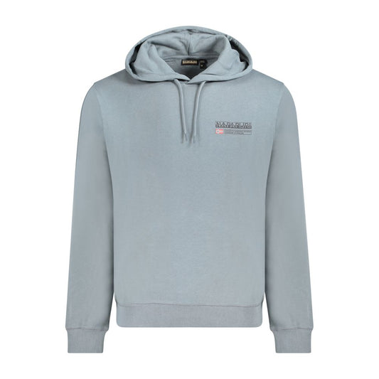 Napapijri Gray Cotton Men Sweater Napapijri