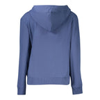 Blue cotton women's sweatshirt by North Sails featuring a relaxed fit and casual style, shown on a plain background.