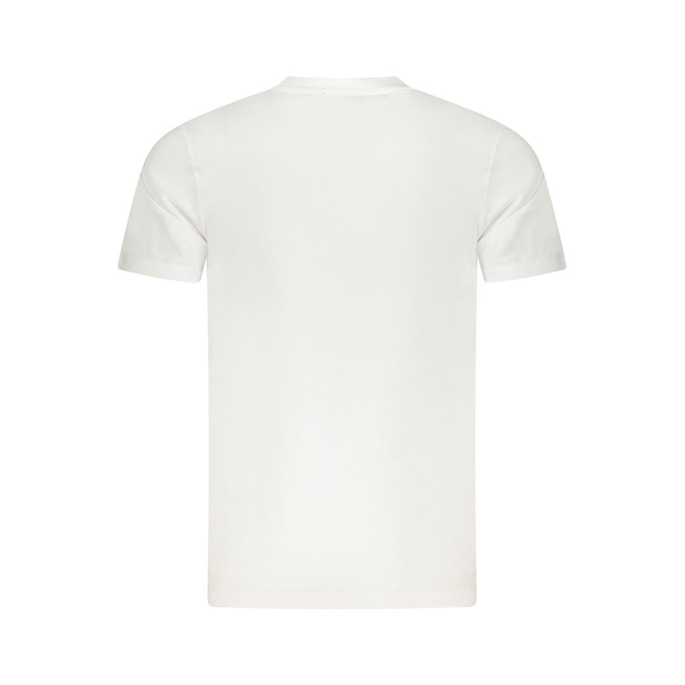 Cavalli Class White Cotton T-Shirt Cavalli Class