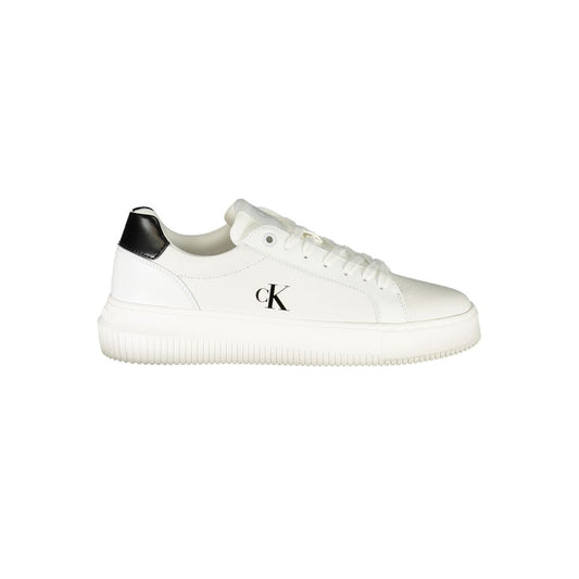 Calvin Klein Bianco Polyurethane Women Sneaker Calvin Klein