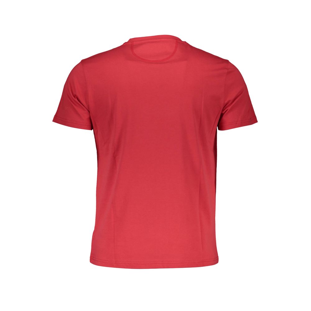 La Martina Red Cotton Men T-Shirt La Martina