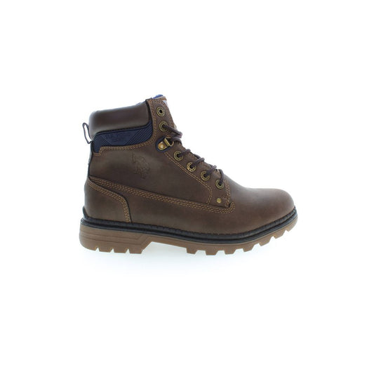 U.S. POLO ASSN. Brown Polyurethane Men's Boot U.S. POLO ASSN.