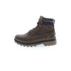 U.S. POLO ASSN. men's brown polyurethane boots with sturdy sole and ankle height, stylish and durable footwear.