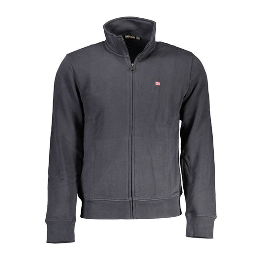 Napapijri Black Cotton Men Sweater Napapijri
