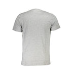 Cavalli Class Grigio cotton men's T-shirt with round neckline and short sleeves, casual style and soft fabric.
