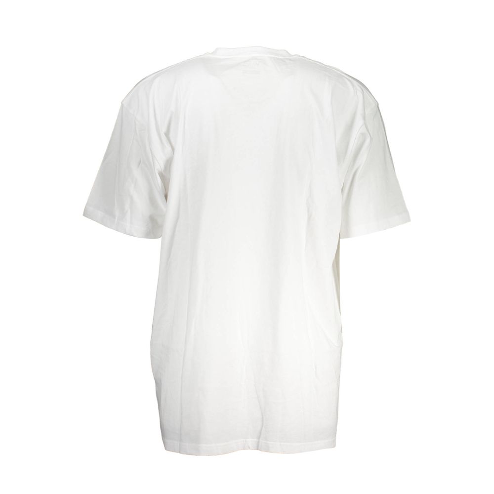 Vans Bianco cotton men's T-shirt with short sleeves and crew neck, featuring a clean, classic design.
