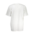 Vans Bianco cotton men's T-shirt with short sleeves and crew neck, featuring a clean, classic design.