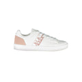 Napapijri Bianco leather women's sneaker with white design, showcasing sleek style and comfortable fit.