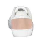 Napapijri Bianco leather women's sneaker with white sole and stylish design, perfect for casual and everyday wear.