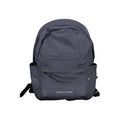 Tommy Hilfiger men's backpack in blue polyester with adjustable straps and front logo, casual and functional design.