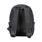 Tommy Hilfiger men's blue polyester backpack with front zipper pocket and adjustable straps, casual and stylish for everyday use.