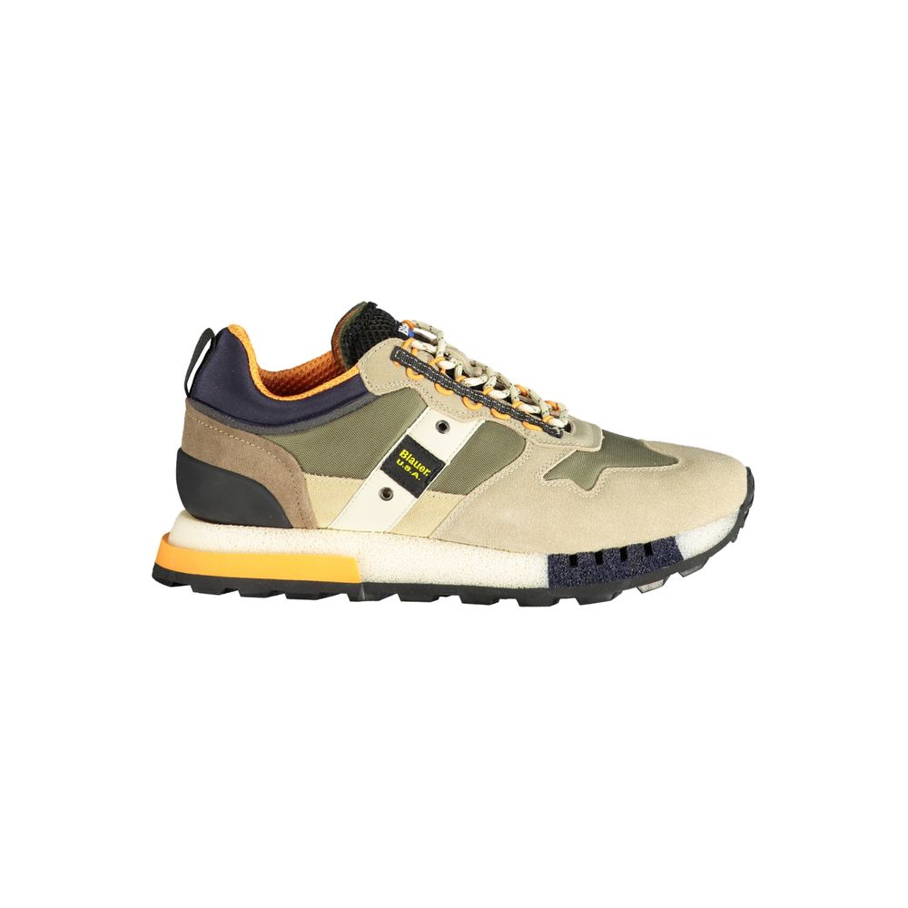 Blauer Green Polyethylene Men Sneaker Blauer