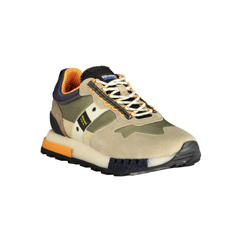 Blauer Green Polyethylene Men Sneaker Blauer