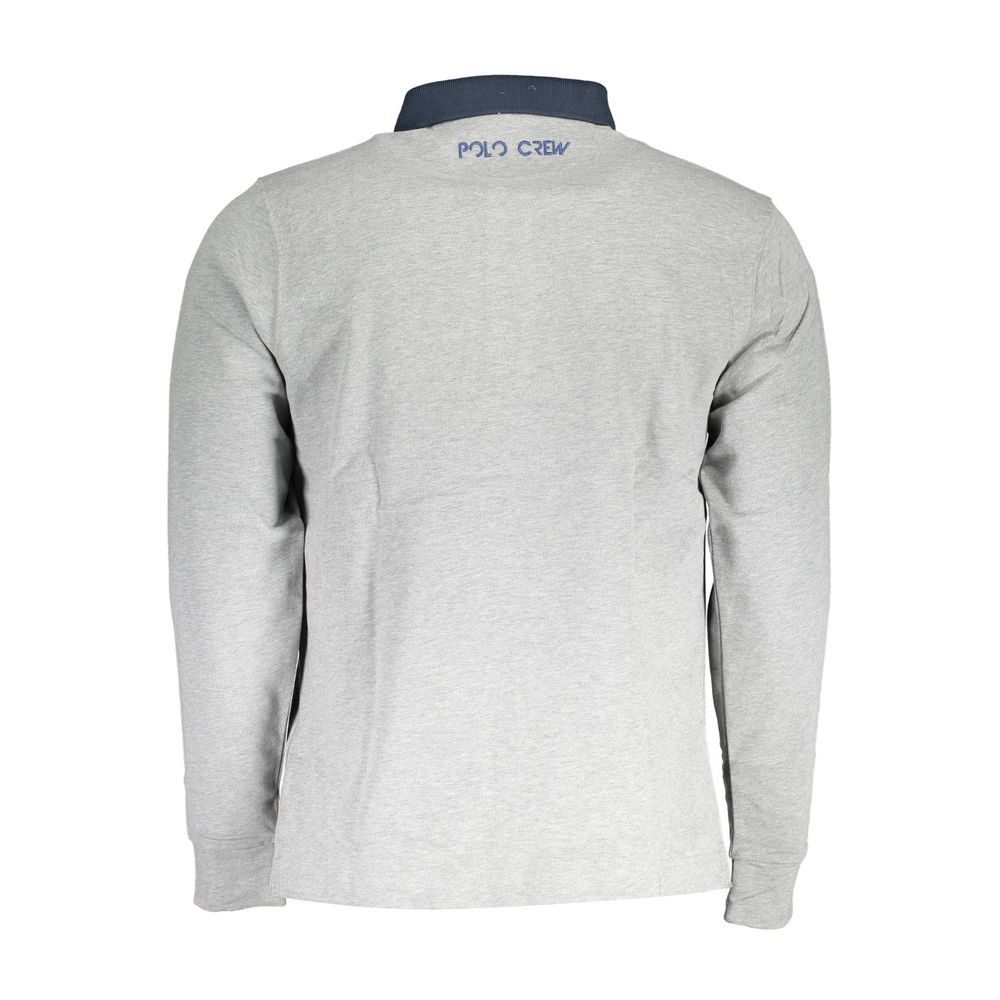 La Martina Brown Cotton Men Polo Shirt La Martina
