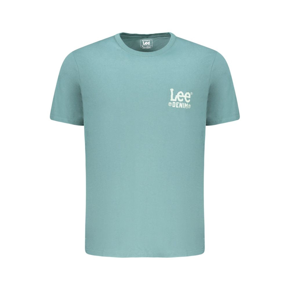Lee Green Cotton Men T-Shirt Lee