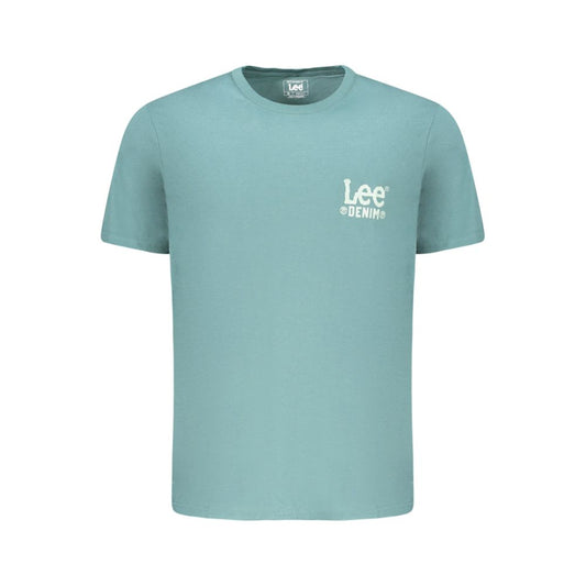 Lee Green Cotton Men T-Shirt Lee