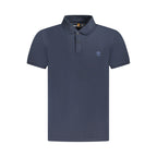 Timberland Blue Cotton Men Polo Timberland