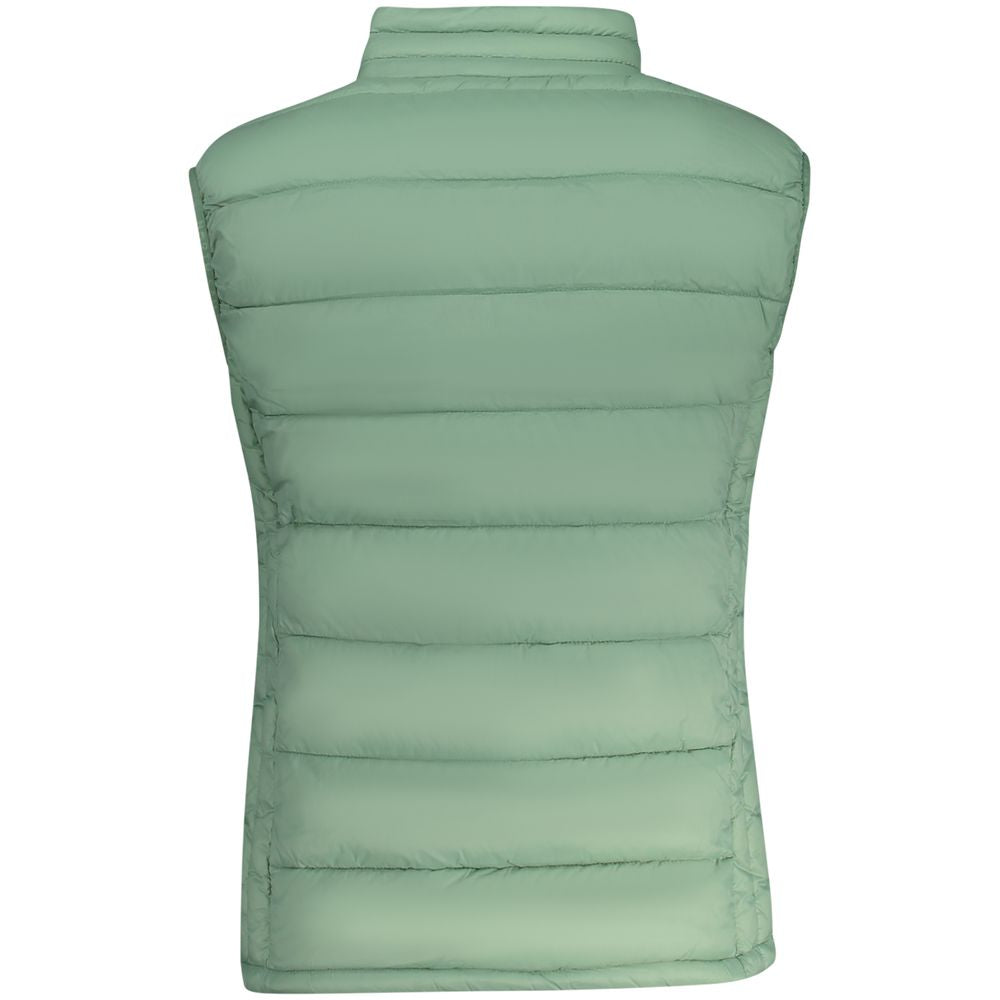 North Sails Verde Poliammide Woman Vest showing its lightweight fabric and stylish design, ideal for sailing and outdoor activities.