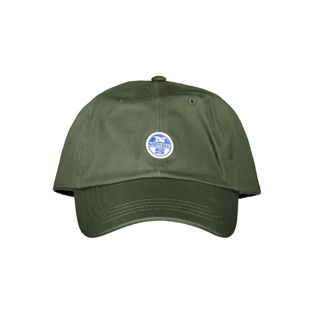 North Sails Green Cotton Men Cap North Sails