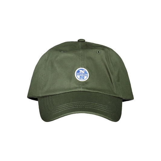 North Sails Green Cotton Men Cap North Sails