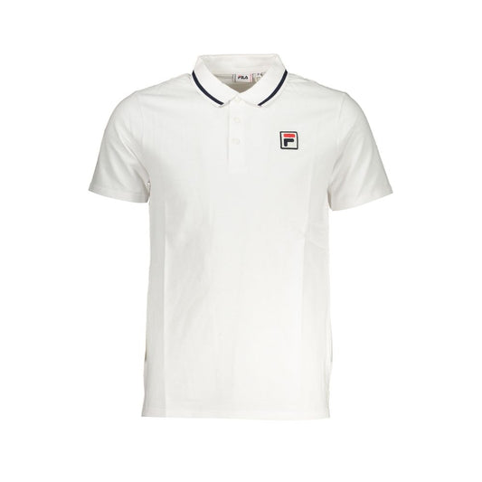 Fila White Cotton Men's Polo Shirt Fila