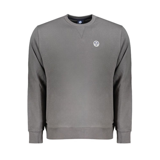 North Sails Brown Cotton Men Sweater North Sails