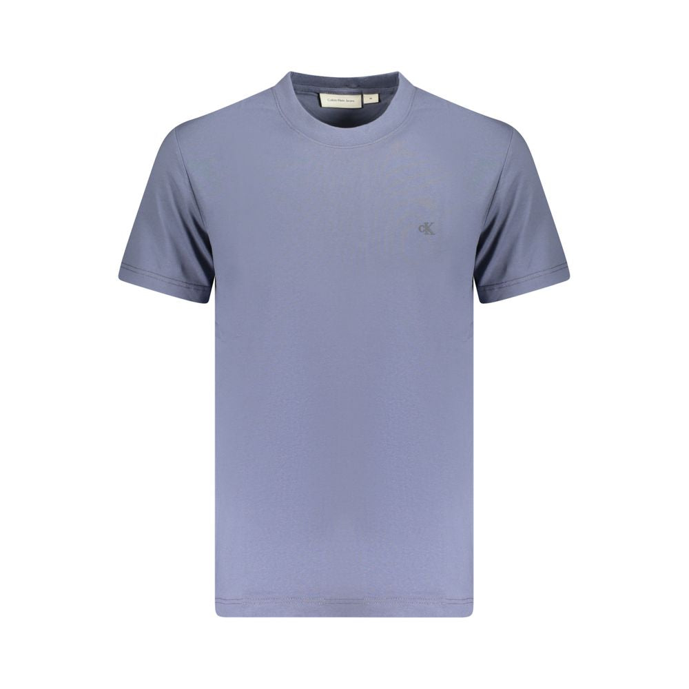 Calvin Klein Blue Cotton Men T-Shirt Calvin Klein