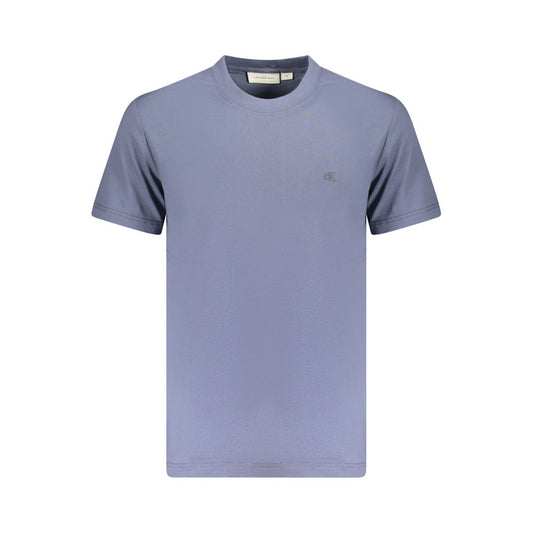 Calvin Klein Blue Cotton Men T-Shirt Calvin Klein