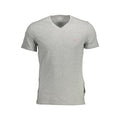 Guess Jeans Gray Organic Cotton Men T-Shirt
