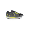 Grey polyester men's sneaker by U.S. POLO ASSN., featuring a sleek design and comfortable fit.