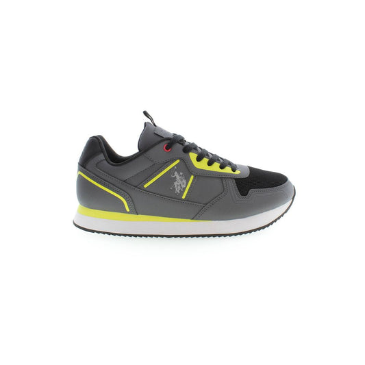 U.S. POLO ASSN. Grey Polyester Men's Sneaker U.S. POLO ASSN.