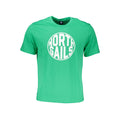 North Sails Verde cotton men's T-shirt with crew neck and short sleeves, featuring a simple, classic design.