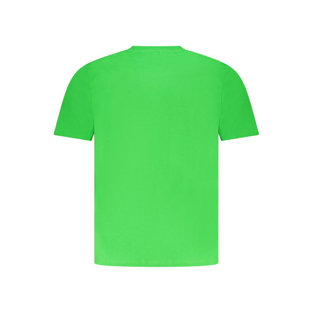 North Sails Green Cotton Men T-Shirt North Sails