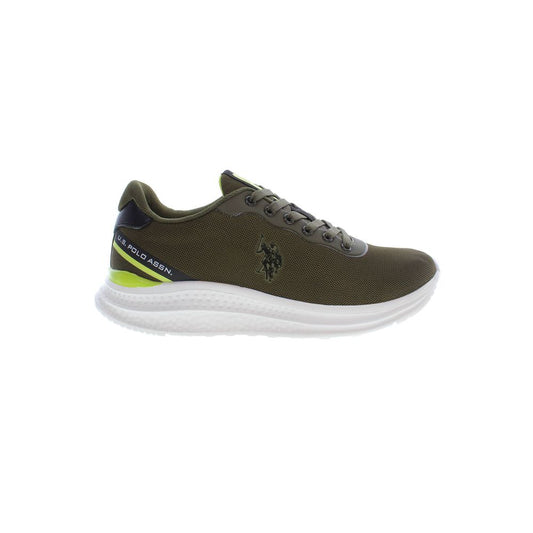 U.S. POLO ASSN. Green Polyester Men's Sneaker U.S. POLO ASSN.