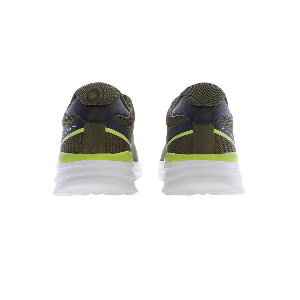 U.S. POLO ASSN. Green Polyester Men's Sneaker U.S. POLO ASSN.