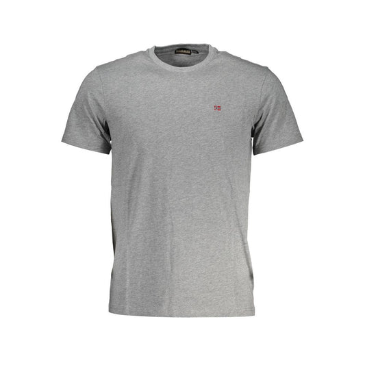 Napapijri Brown Cotton Men T-Shirt Napapijri
