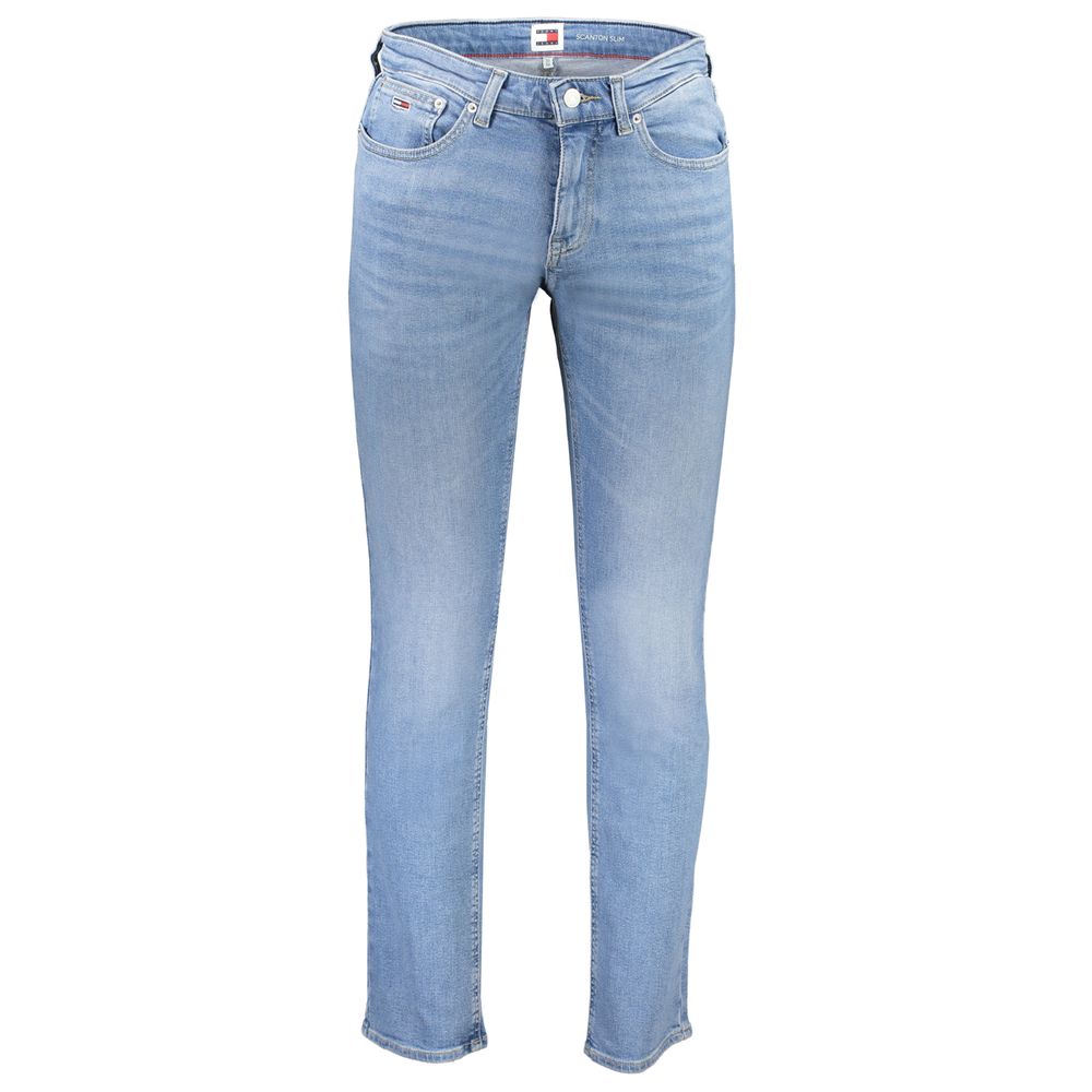 Tommy Hilfiger Light Blue Cotton Men Jeans Tommy Hilfiger